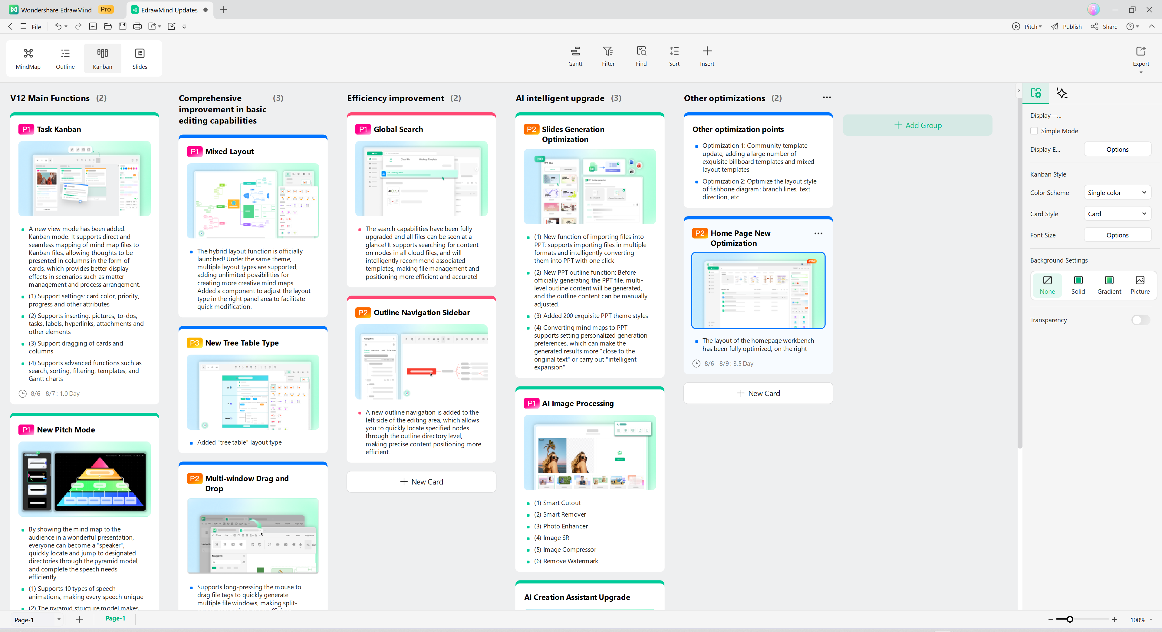 edrawmind kanban